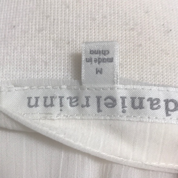 EUC DANIEL RAINN SHEER BLOUSON BLOUSE - Picture 8 of 8